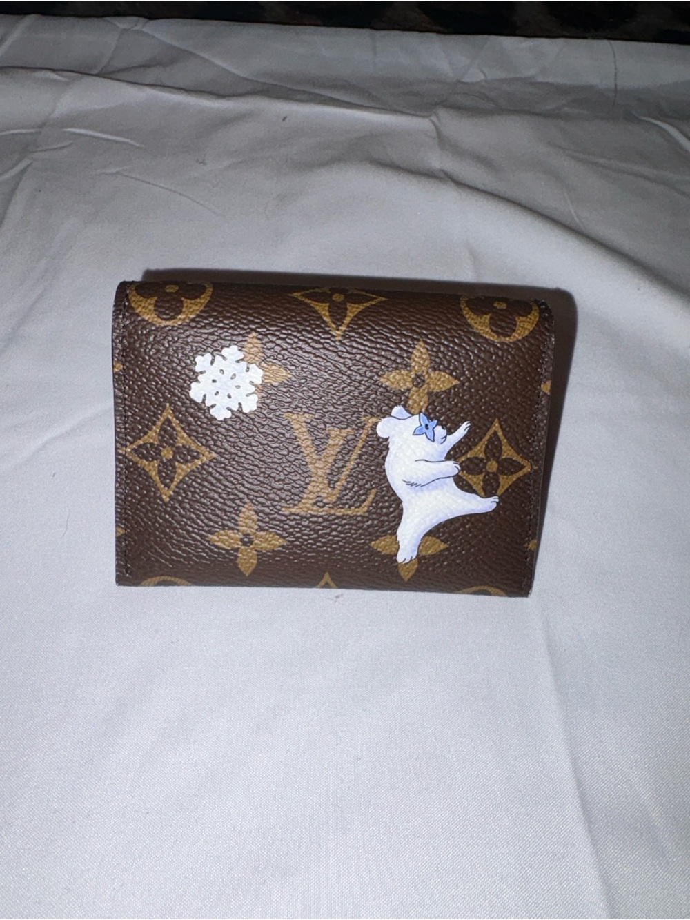 Louis Vuitton Monogram vivienne winter collection card case